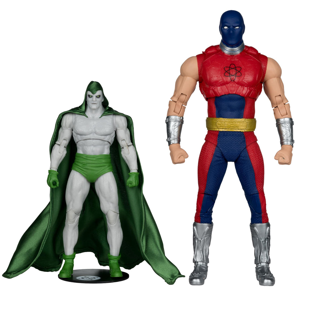 McFarlane Toys DC Multiverse Atom Smasher vs Spectre callout for collectors