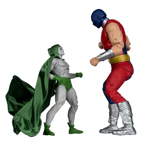 McFarlane Toys DC Multiverse Atom Smasher vs Spectre poseable figure for dynamic photography