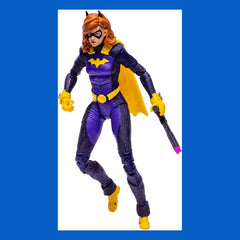 McFarlane Batgirl Gotham Knights base provides sturdy support for stable standing
