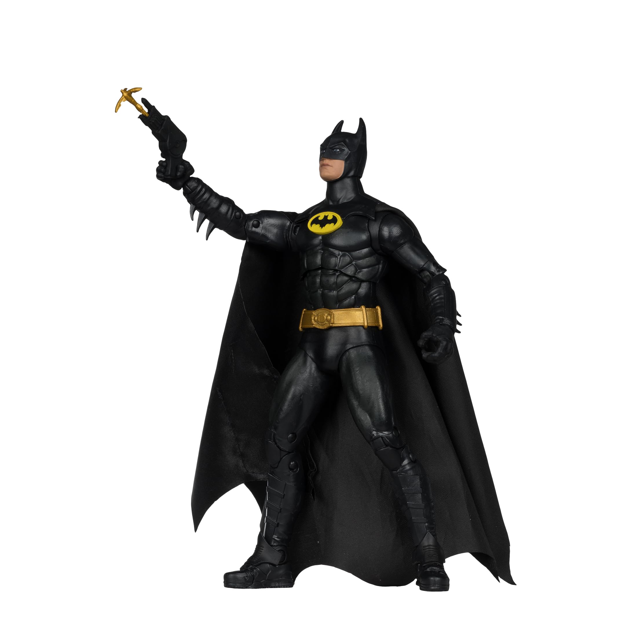 McFarlane Toys DC Multiverse Batman 1989 front view shows iconic silhouette for display