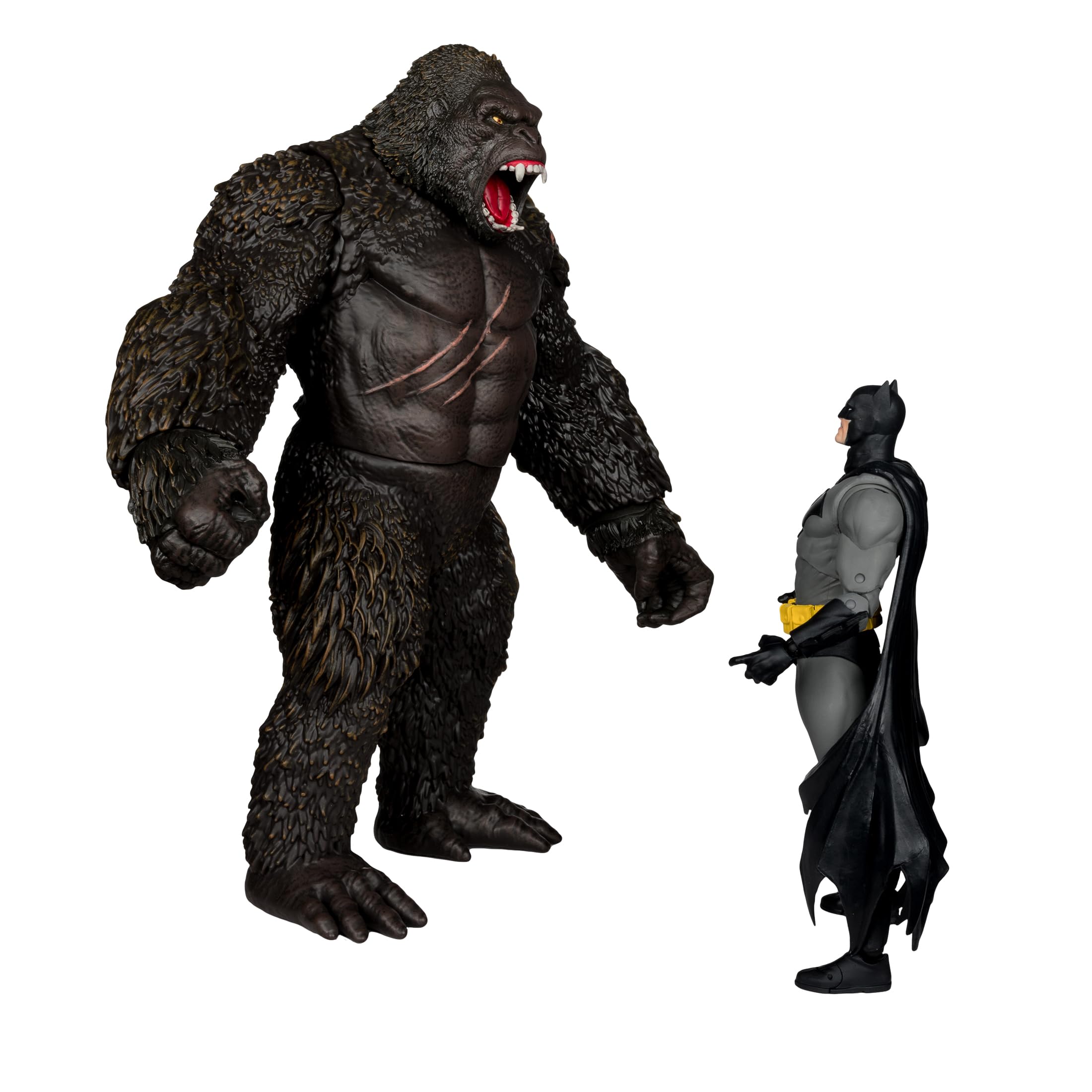 McFarlane Toys Batman 7-inch figure in a dynamic pose for display and storytelling.