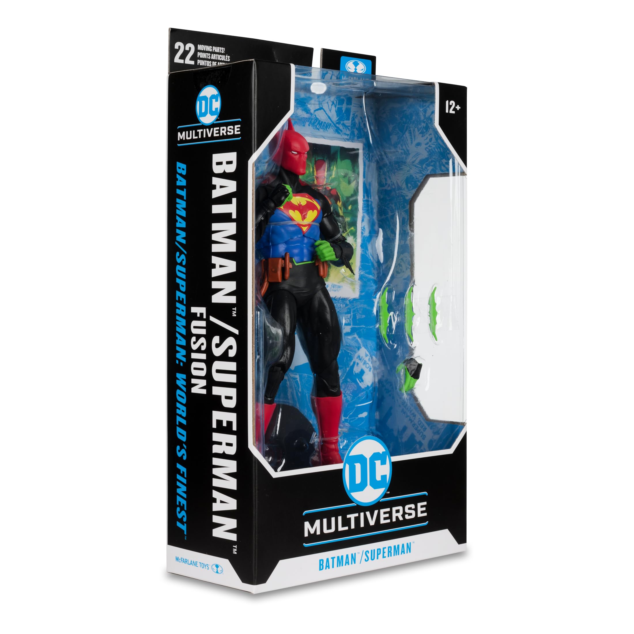 McFarlane Toys World’s Finest fusion figure complements action-packed shelf displays.