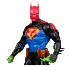 McFarlane Toys Batman/Superman Fusion in a dynamic pose for dioramas.