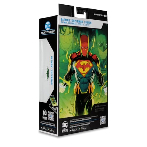 McFarlane Toys DC Multiverse Batman/Superman Fusion enhances any figure collection.