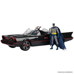 McFarlane Toys DC Multiverse Batmobile refined exterior detailing enhances realism.
