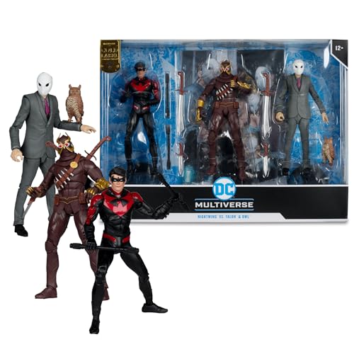 Box art showcases Gotham-inspired packaging and character tease.