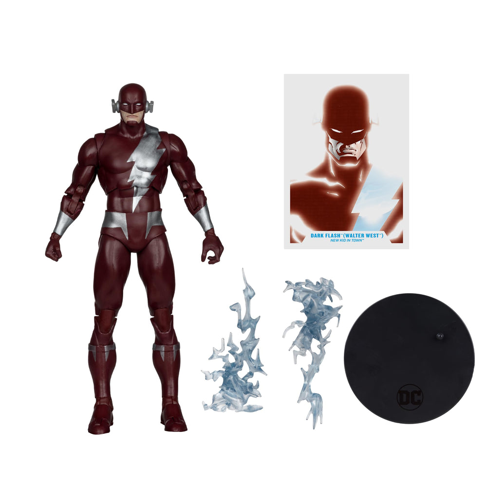 McFarlane Toys Dark Flash base and art card showcasing character art