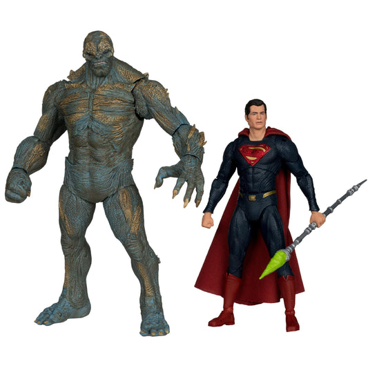 McFarlane Toys Doomsday close-up showing rugged texture and silhouette