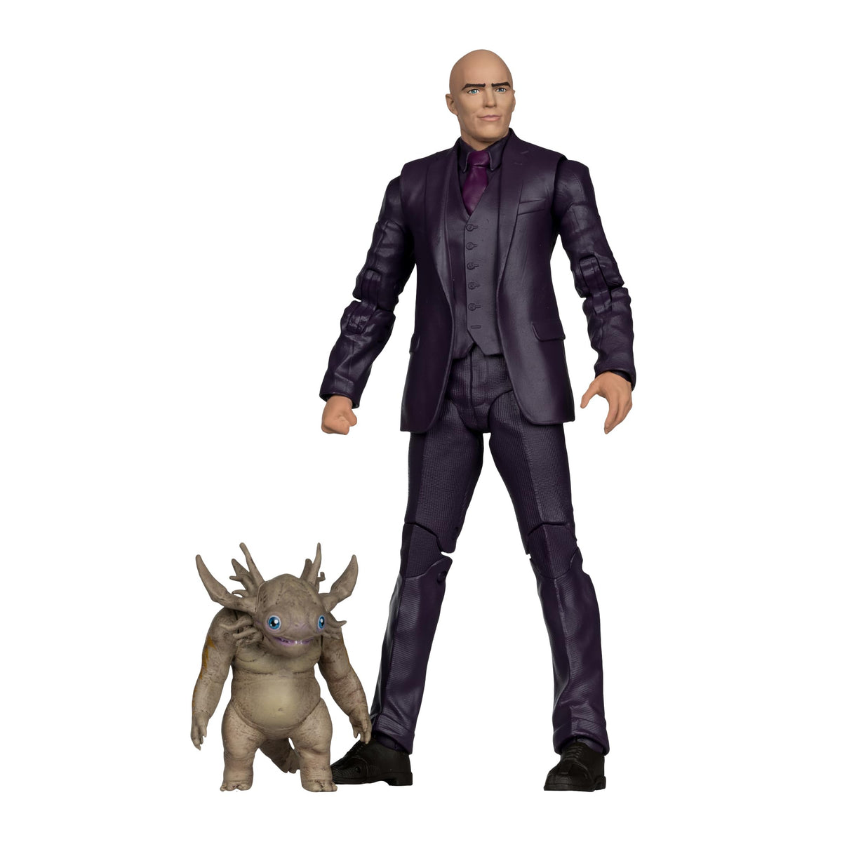 McFarlane Toys DC Multiverse Lex Luthor figure for striking shelf display.
