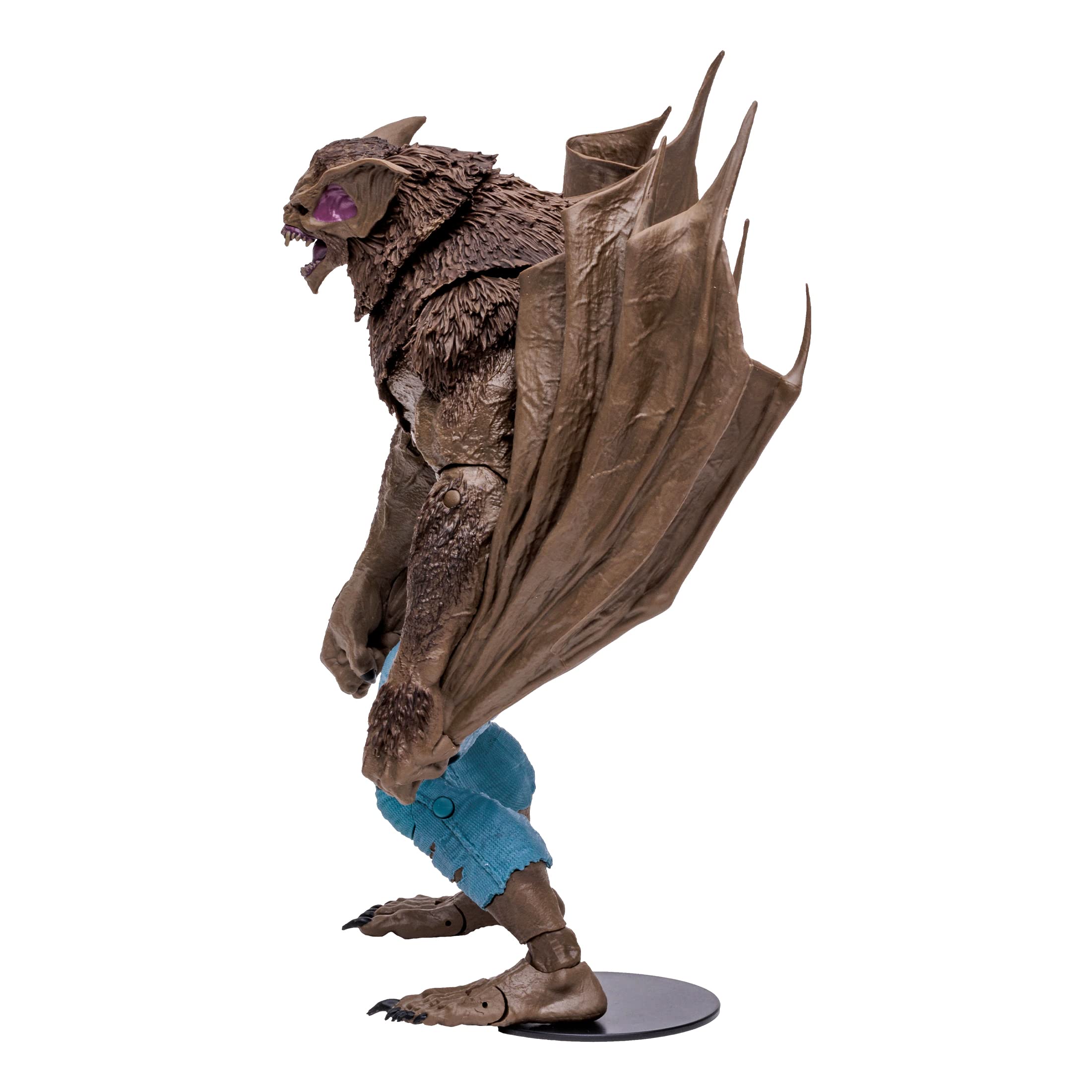 McFarlane Toys DC Multiverse Man-Bat Mega Card back reveals biography