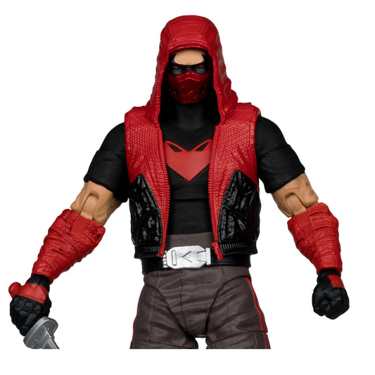 Red Hood 7-inch figure side angle for dramatic posing and display.