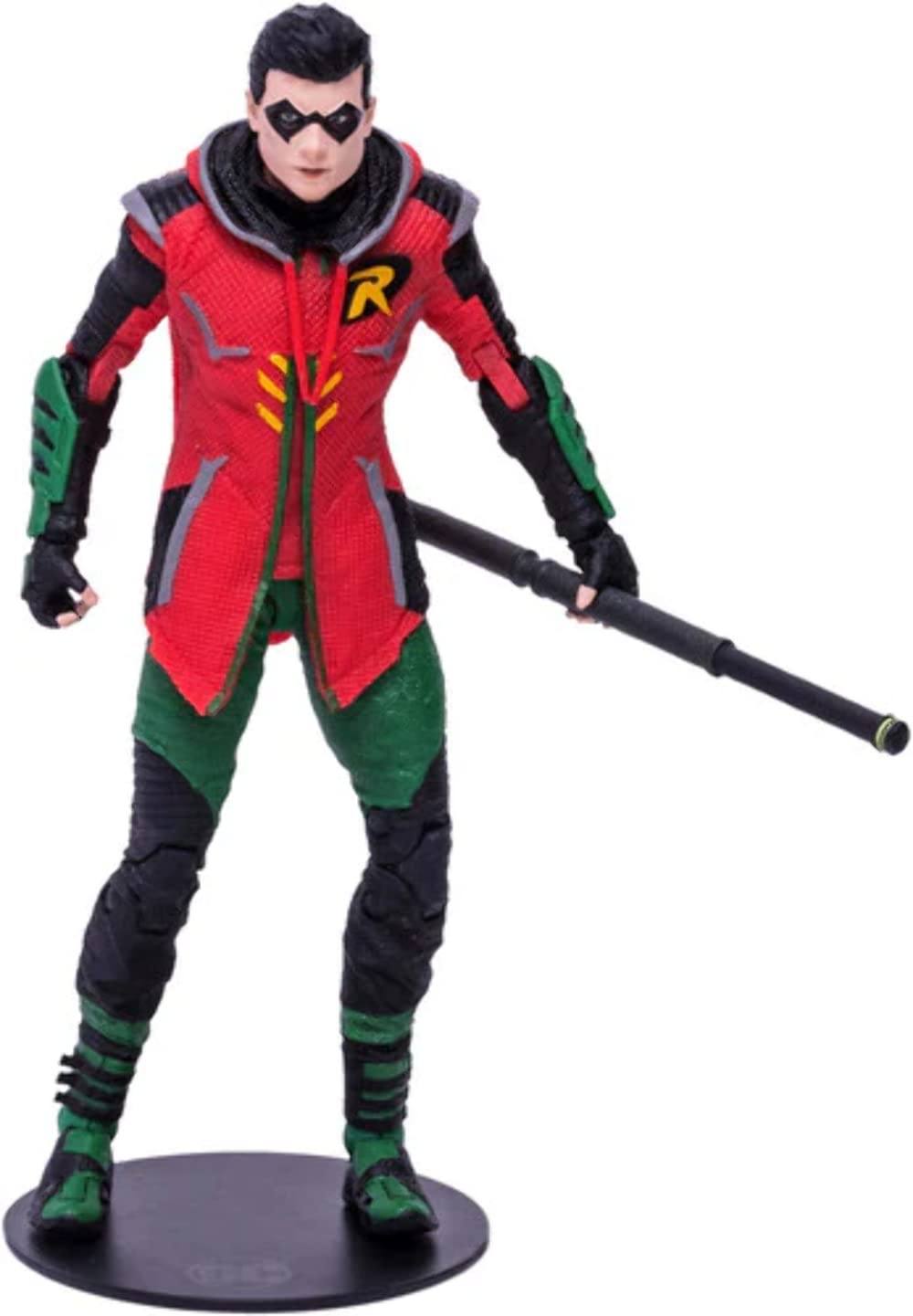 McFarlane Toys DC Multiverse Robin art card back with biography