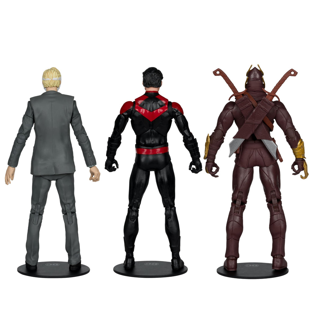 Swords included for versatile display options and scenes.