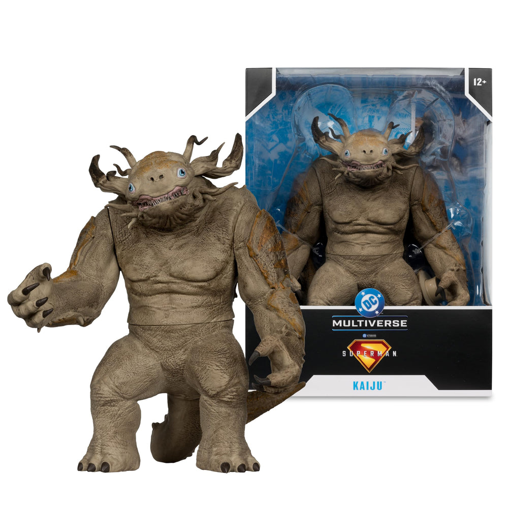 Biography on back of Kaiju art card from McFarlane Toys DC