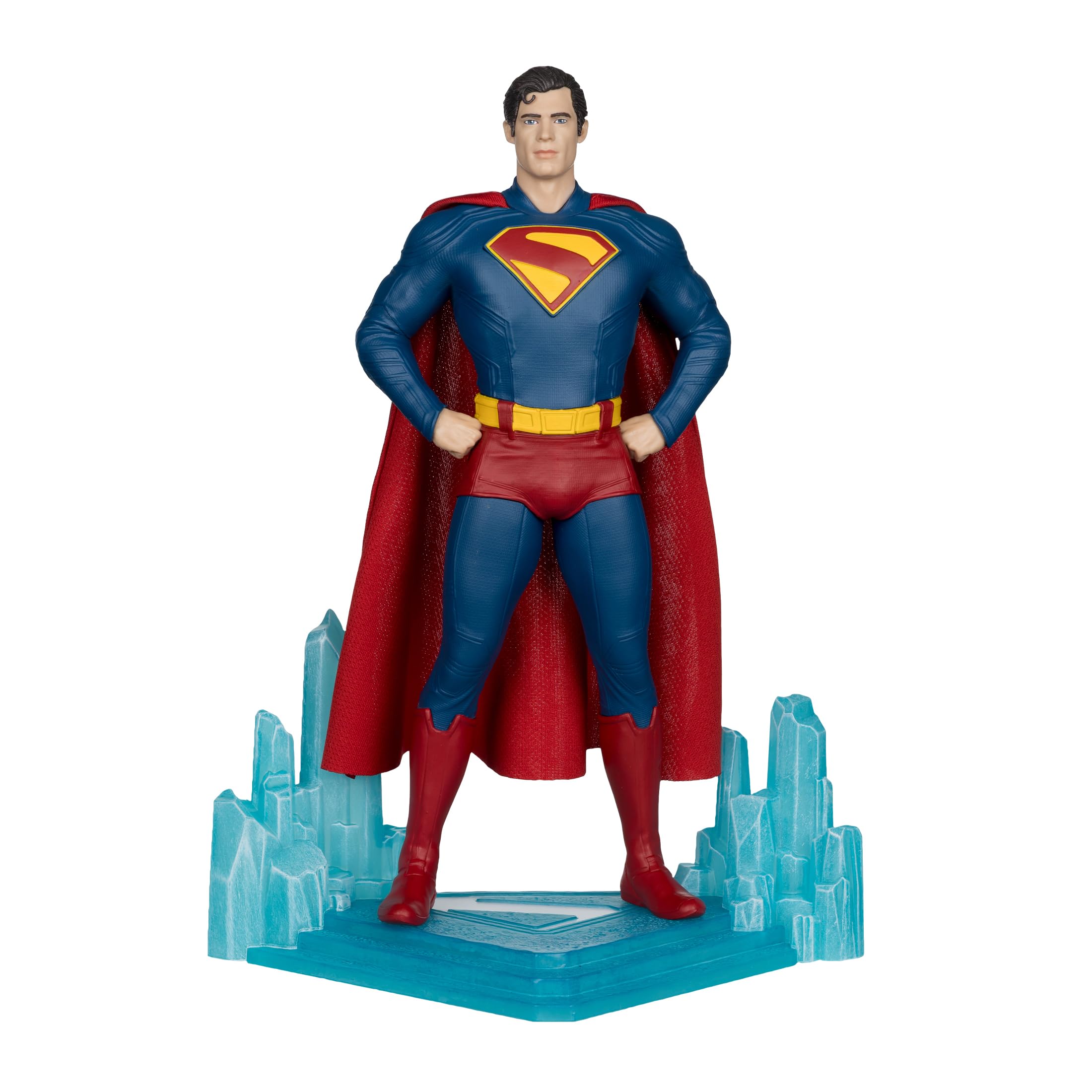 McFarlane DC Superman statue, base environment, creates authentic diorama scene