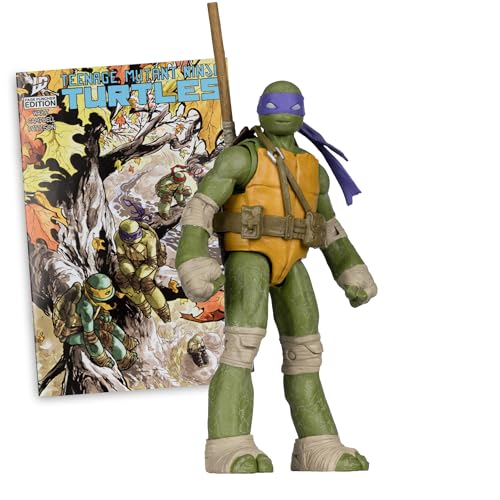 McFarlane Toys Donatello swappable head shows expression options for scenes