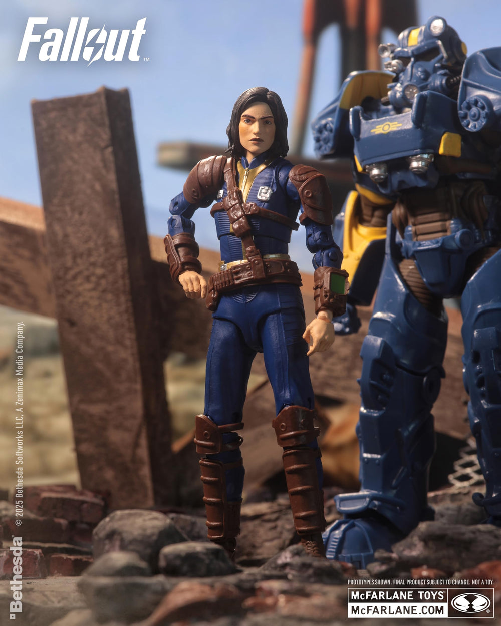 McFarlane Toys Fallout 4 dual art cards included for collection depth