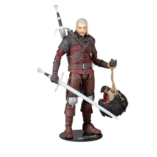 McFarlane Toys Geralt in Wolf Armor 7-Inch figure for dynamic posing and display