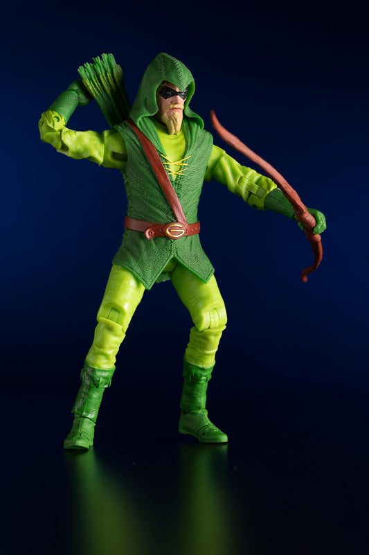 Green Arrow detail paint application for a lifelike look