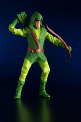 Green Arrow detail paint application for a lifelike look