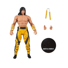 McFarlane Toys Liu Kang texture-rich skin detailing highlights video game fidelity