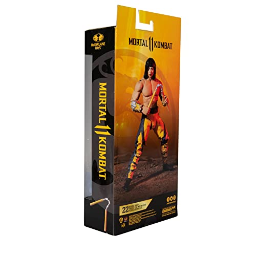 McFarlane Toys Mortal Kombat display-ready Liu Kang figure for fans and collectors