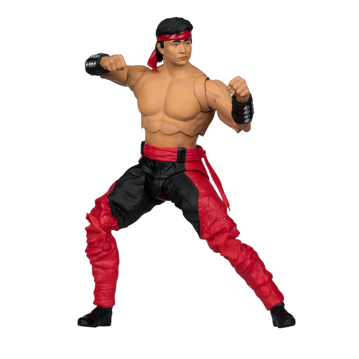 McFarlane Toys Liu Kang front view with detailed sculpt for dynamic display
