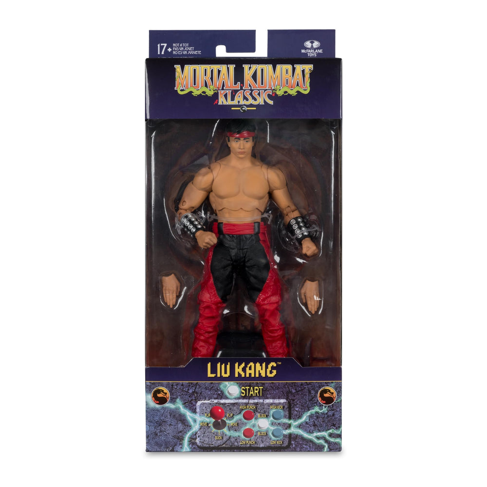 McFarlane Toys Liu Kang ruined temple backdrop adds immersive atmosphere