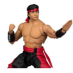 McFarlane Toys Liu Kang window packaging showcases Klassic artwork on the box