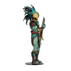 McFarlane Toys Kotal Kahn figure articulation with 22 movable parts for versatility.