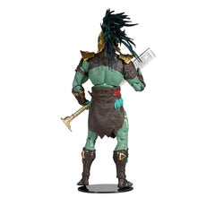 McFarlane Toys Kotal Kahn base provides stable support for display.