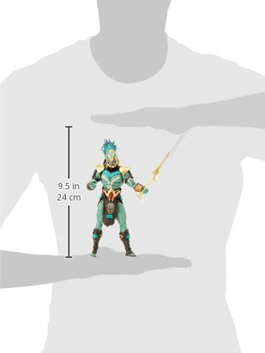 McFarlane Toys Kotal Kahn sword accessory adds authentic weapon detail.