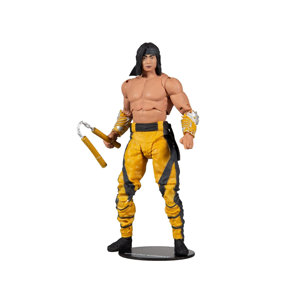 McFarlane Toys Liu Kang Fighting Abbot figure, detailed 7-inch poseable statue for display