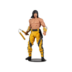 McFarlane Toys Liu Kang Fighting Abbot figure, detailed 7-inch poseable statue for display