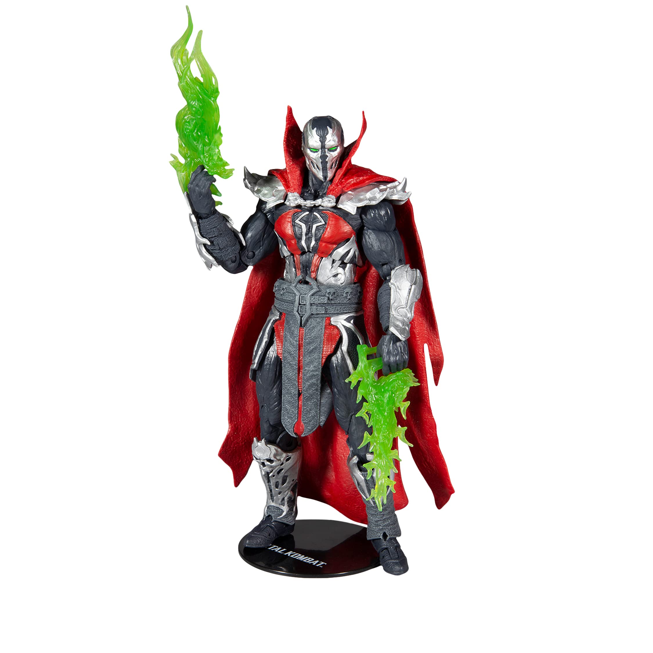 McFarlane Toys Malefik Spawn front-view figure detail for dramatic display.