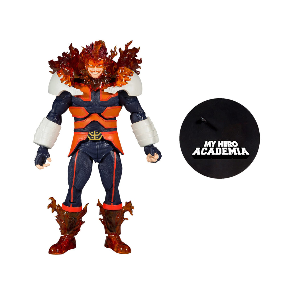 Endeavor action figure with translucent flames for dramatic effect.