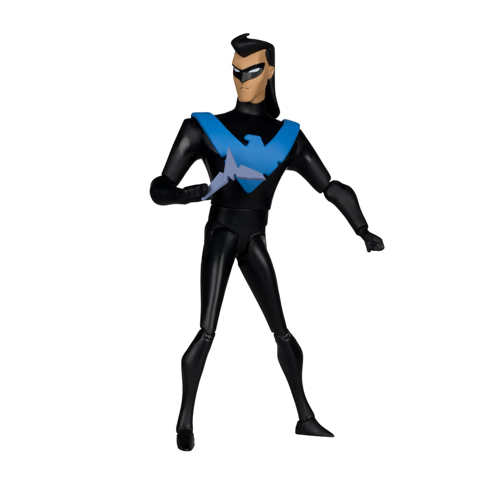 McFarlane Nightwing 6in figure hands enables expressive posing options.
