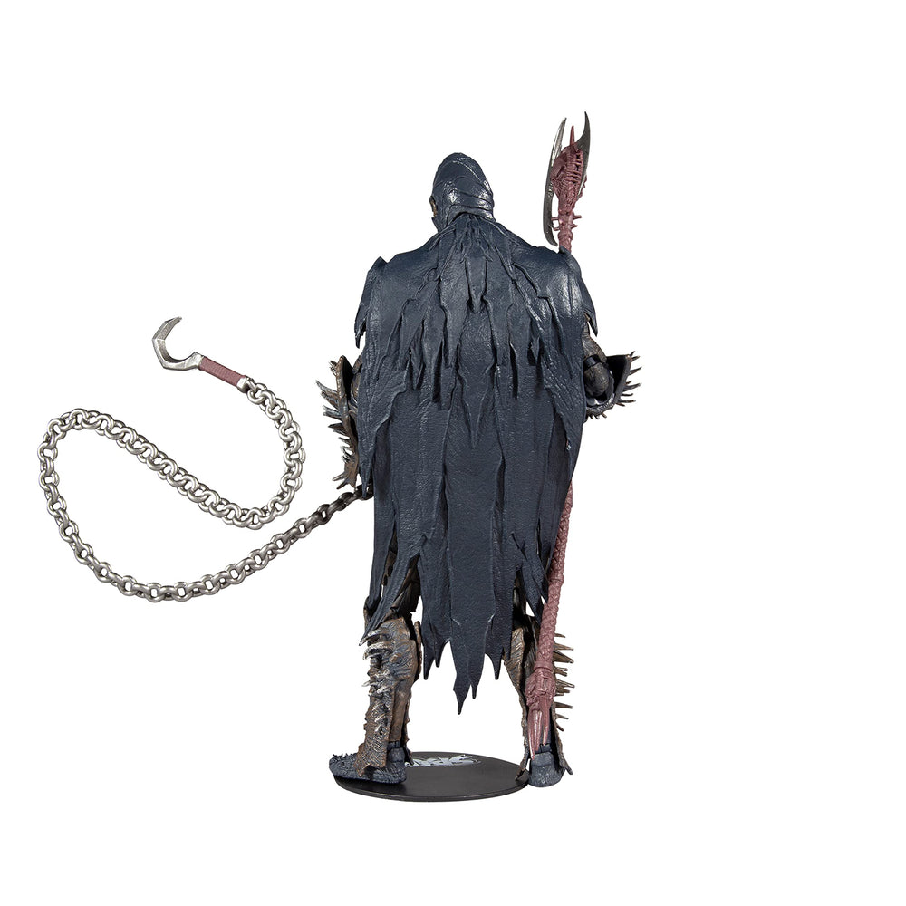 McFarlane Toys Raven Spawn 7-inch figure window boxed packaging for collectible display.