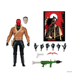 McFarlane Toys Red Hood 6in figure articulation enables flexible posing.