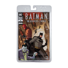 McFarlane Toys Red Hood 6in figure shown with packaging art card.
