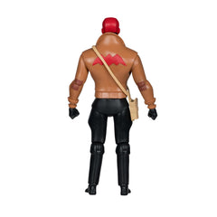 McFarlane Toys Red Hood 6in figure satchel and weapons add detail.