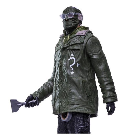 McFarlane Toys Riddler with ice picker accessory ready for action display