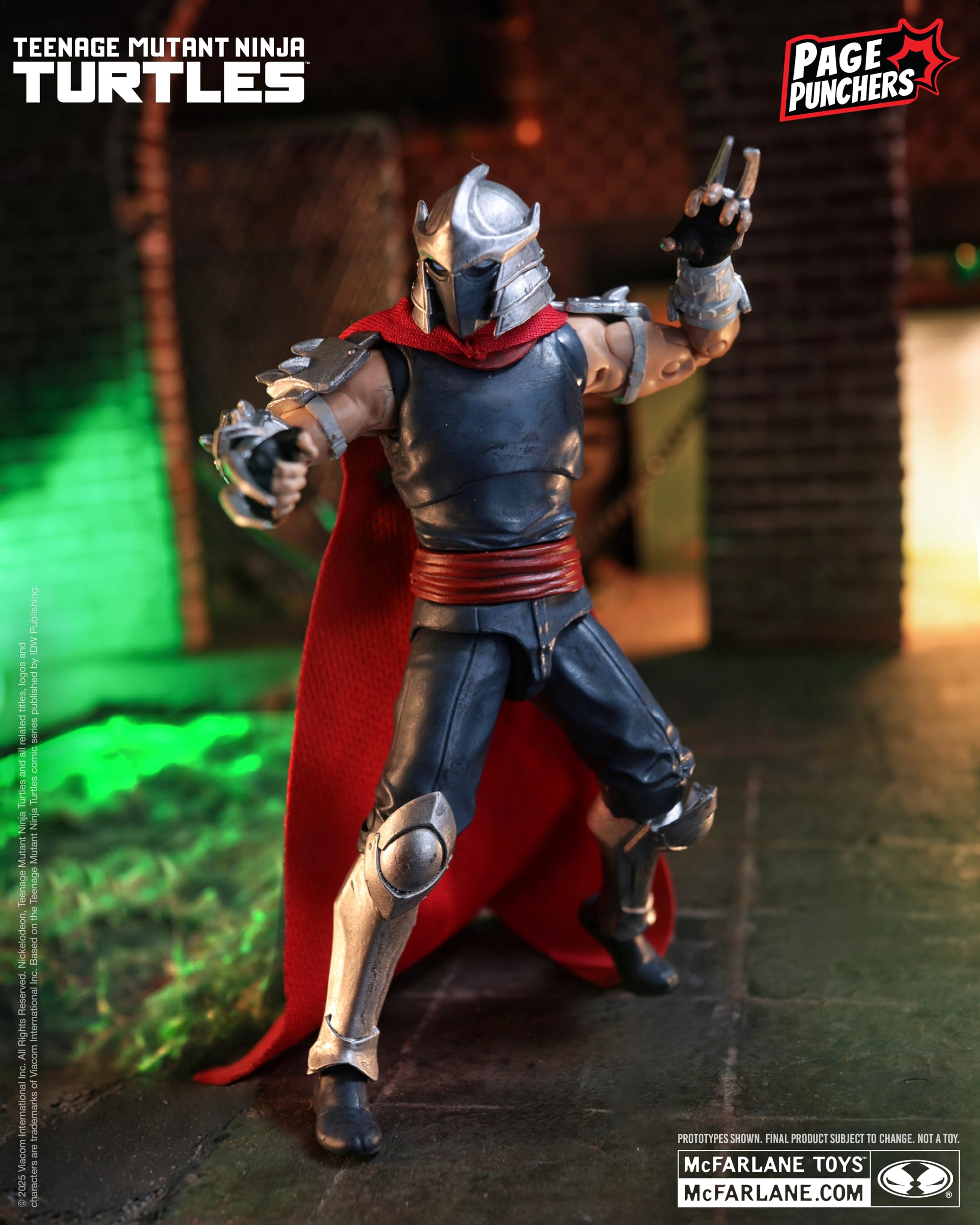 Shredder alternate hands enabling dynamic poses and swaps