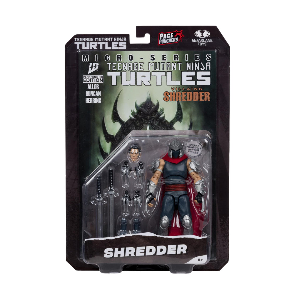 Poseable Shredder figure enabling versatile photography