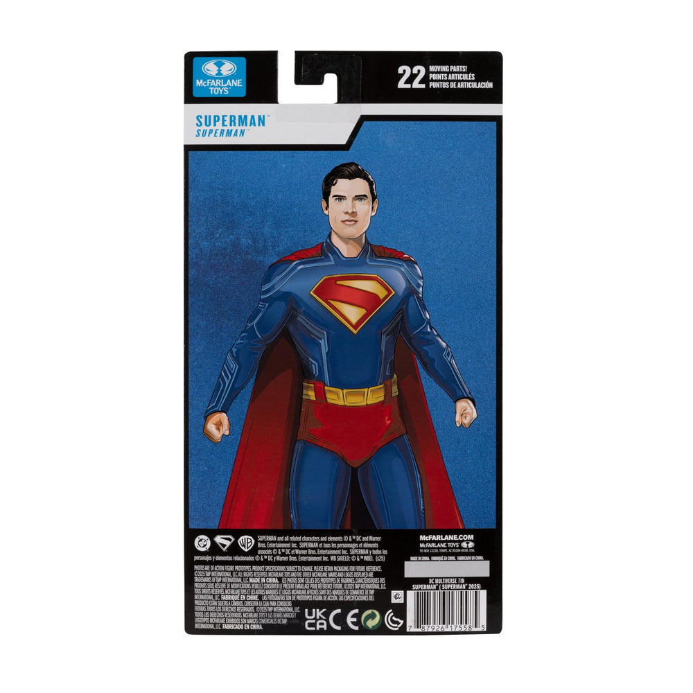 McFarlane Superman 2025 DC Multiverse figure in blister pack.