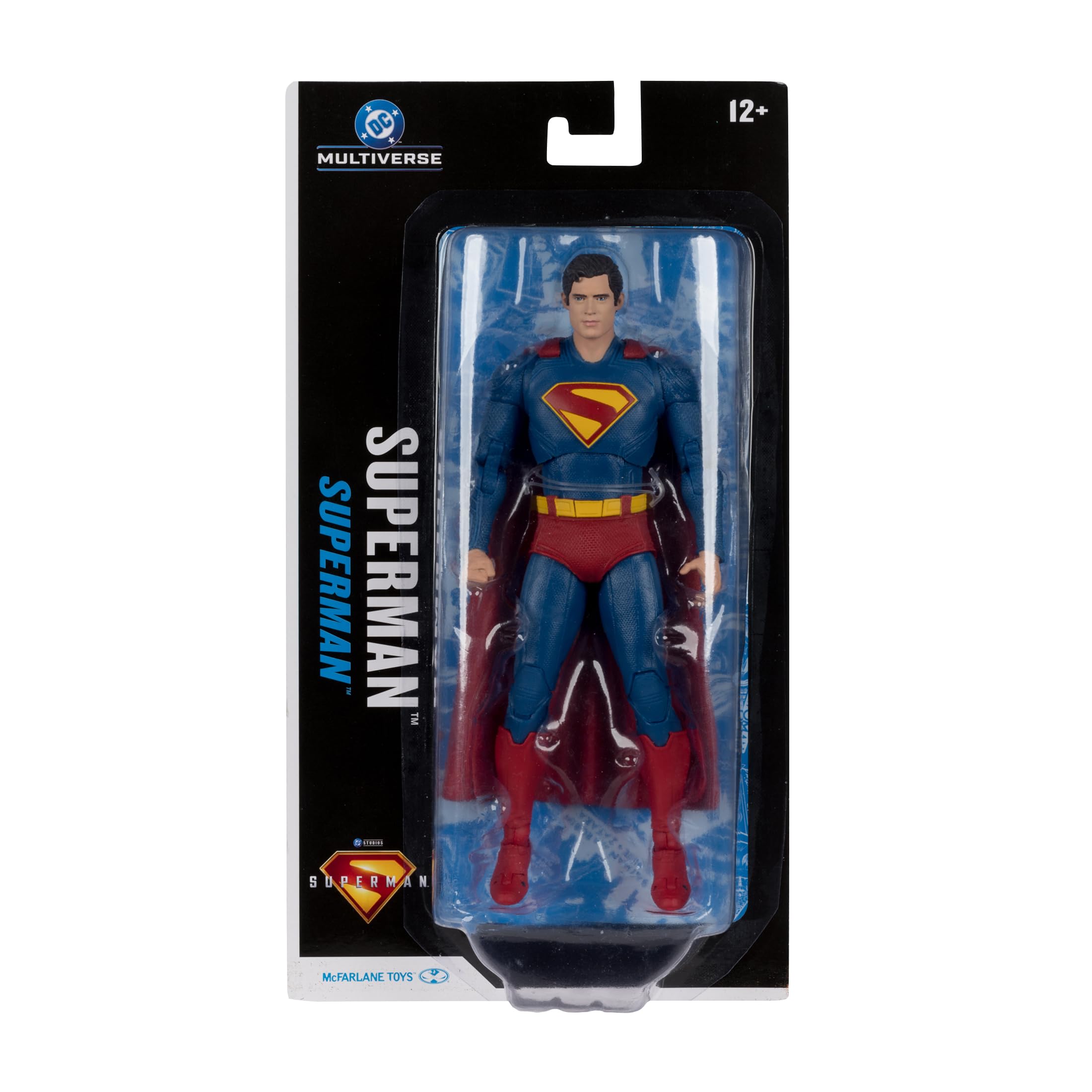 McFarlane Superman 2025 display-ready figure for shelf showcases.