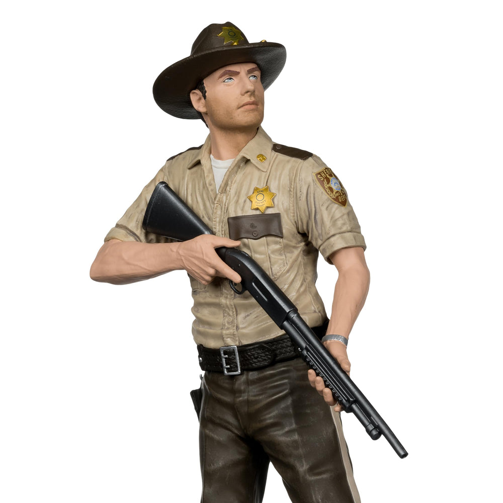 Collector art card enhances Rick Grimes display context