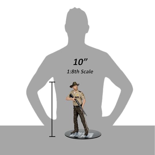 Display base supports stable Rick Grimes presentation
