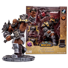 McFarlane Toys World of Warcraft Orc Warrior/Shaman pose figure for display