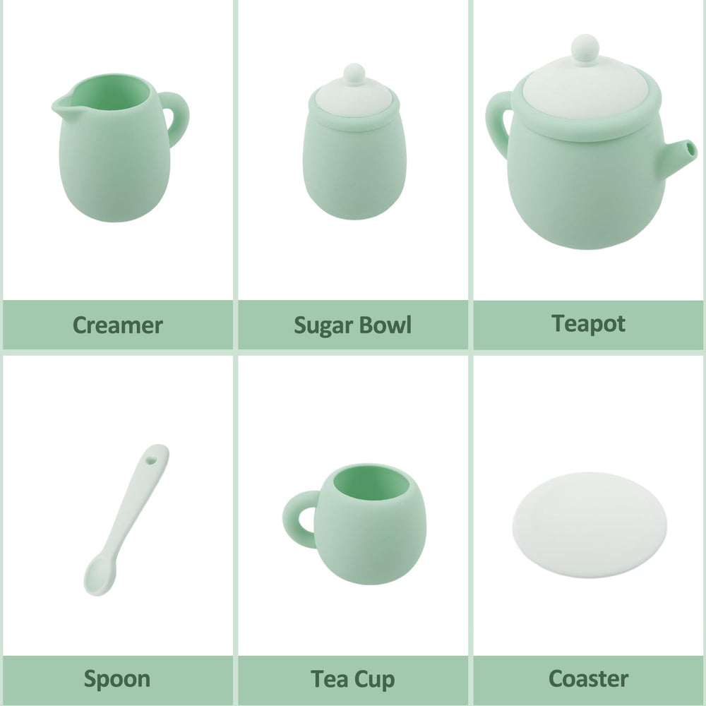 MCGMITT silicone spoons four, child-friendly for safe serving.